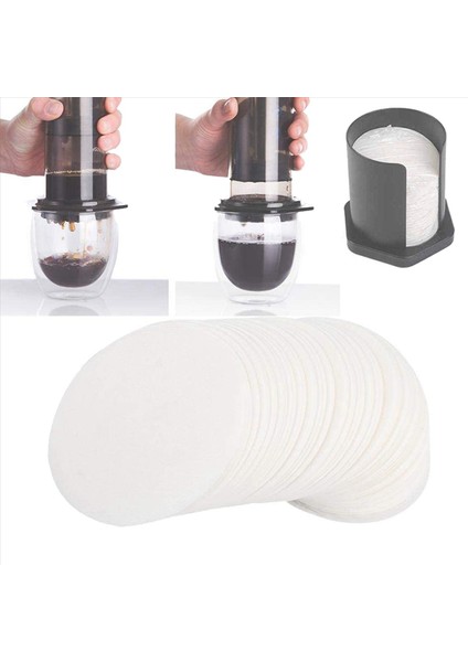 1750PCS Aeropress Kahve Makinesi ve Espresso Üreticisi Için Yuvarlak Tek Kullanımlık Kahve Filtresi Kağıt Süzgeçler (Yurt Dışından) indirimleri