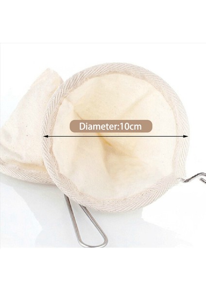 8pcs Flannel Bez Kahve Filtre Süzgeçleri Ev Kullanımı Için Tutuklu El Yapımı Kahve Aksesuarları ile Yeniden Kullanılabilir Kahve Damatı (Yurt Dışından) fırsatları