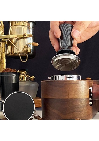 Espresso Kahve Kurcalama Derinliği Kalibre Edilmiş Sabit Basınçlı Kahve Tozu Çekiç Kahve Distribütörü Barista Aletleri 58MM (Yurt Dışından) fiyatları
