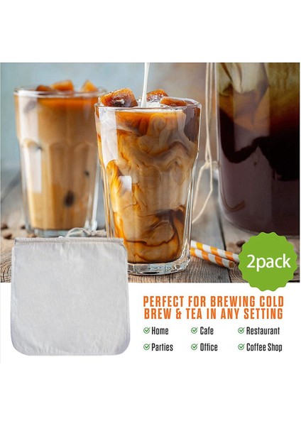 8 Paket Organik Yeniden Kullanılabilir Soğuk Kahve Filtreleri Çanta 12 Inç Şarap Bira Filtreleri Çevre Dostu Örgü Pamuk Toddy Filtre (Yurt Dışından) modelleri