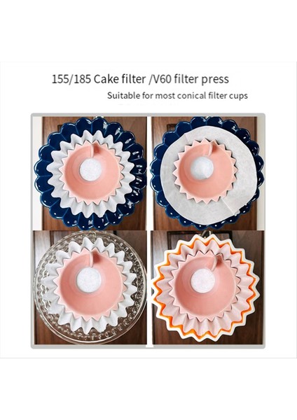 Seramik Kahve Filtre Kupası Origami Kaseler Paragonlar Filtre Kupası Için Kahve Filtresi Kağıt Asistanı (Yurt Dışından) fiyatları