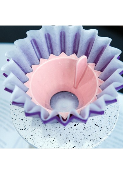 Seramik Kahve Filtre Kupası Origami Kaseler Paragonlar Filtre Kupası Için Kahve Filtresi Kağıt Asistanı (Yurt Dışından) fırsatları