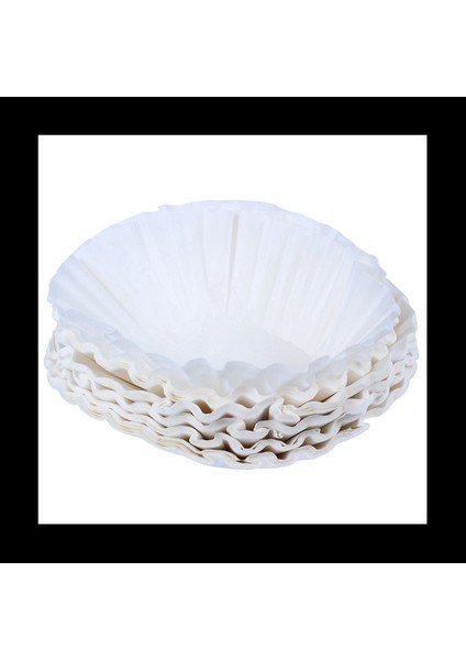 2000PCS 25CM Sayfalar Amerikan Ticari Kahve Filtre Kağıt Sepet Kahve Filtreleri Kahve Eşyası Kahve Filtreleri (Beyaz) (Yurt Dışından) fırsatları