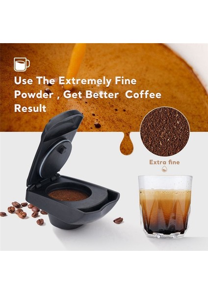 Dolce Gusto Edg Lumıo DG325 Kahve Makinesi Makinesi Doldurulabilir Espresso Kahve Filtre Tutucu Için Yeniden Kullanılabilir Kahve Adaptörü (Yurt Dışından) modelleri