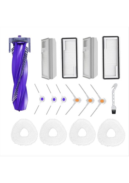 Narwal Freo Z Için Ultra / x Ultra Robot Vakum Yedek Parçaları Ana Fırça Hepa Filtre Temizleme Fırçası Aksesuar (Yurt Dışından)