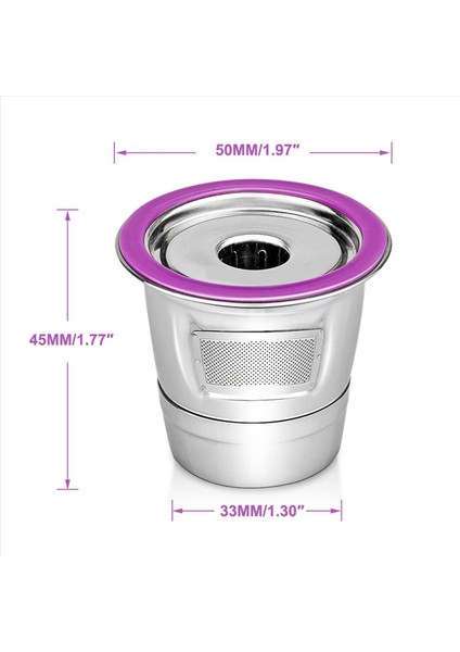 Keurig Için 2x Yeniden Kullanılabilir K Fincanları Yeniden Kullanılabilir Kahve Kapsülleri Keurig Kahve Maker 2 0 ve 1 0 Için Doldurulabilir K Fincanları (Yurt Dışından) fiyatları