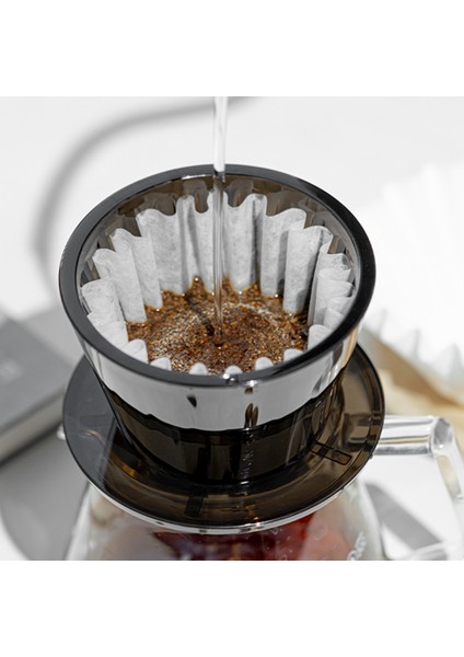 B75 Dalga Kahve Damatı Kristal Göz Kahve Filtresi Üzerine Dökülme Pctg 1-2 Subs Kahve Makinesi Tekdüzeliği Artırın Şeffaf (Yurt Dışından) fiyatları