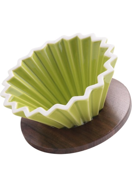 Kahve Filtresi Seramik Kahve Damma Seti V60 Dripper Çıkarılabilir Dripper Stand Kahve Hunisi Yeşil (Yurt Dışından) fırsatları