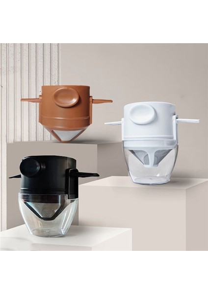 Kahve Damalı Yeniden Kullanılabilir Katlanabilir Damla Kahve Filtresi Ofis Ev Seyahat Kampı Için Taşınabilir Taşınabilir Kahve Makinesi (Yurt Dışından)