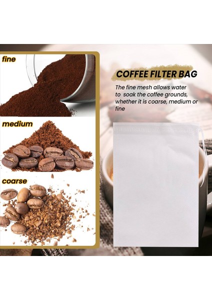 100 Parça Dağınık Soğuk Demleme Torbası Tek Kullanımlık Kahve Filtre Çantası Ince Örgü Demleme Çizim Çantası (Yurt Dışından) indirimleri