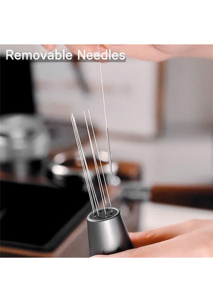 Barista Metal Alüminyum Alaşım Sapı Için Espresso Karıştırıcı Dağıtım Aracı 8 x 0 35MM Gümüş (Yurt Dışından) modelleri