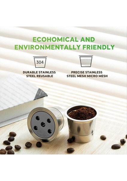 Paslanmaz Çelik Yeniden Kullanılabilir K Fincan Doldurulabilir Kcups Kahve Filtreleri 1 0 ve 2 0 Kahve Makineleri Için Yeniden Kullanılabilir Kahve Podları (Yurt Dışından) fiyatları