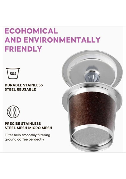 Paslanmaz Çelik Yeniden Kullanılabilir K Fincan Doldurulabilir Kcups Kahve Filtreleri 1 0 ve 2 0 Kahve Makineleri Için Yeniden Kullanılabilir Kahve Podları (Yurt Dışından) indirimleri