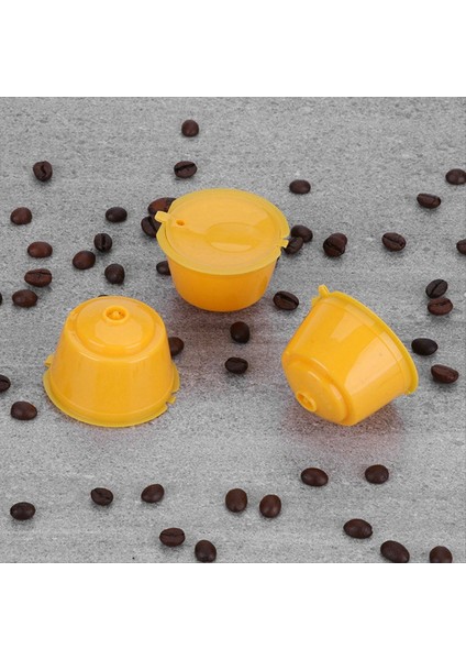 Dolce Gusto Makinesi Için Yeniden Kullanılabilir Pod Doldurulabilir Filtre Pod Kapsül Bardak Kahve Sarı (Yurt Dışından) indirimleri