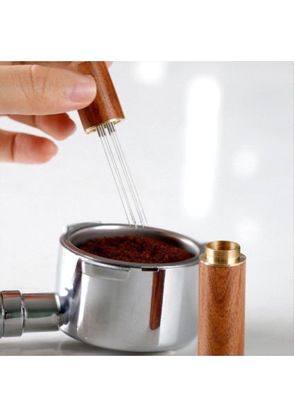 2pcs Araçlar Kahve Geri Espresso Karıştırıcı Distribütör Kahve Tozu Dağıtım Iğne Kahvesi Için Çırpma Kahverengi (Yurt Dışından) modelleri