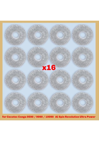 Cecotec Conga 9590 /9990 /10090 Aı Spin Revolution Ultra Güç Ev Vakum Parçaları Paspas Bezi Paspas (Yurt Dışından) fiyatları