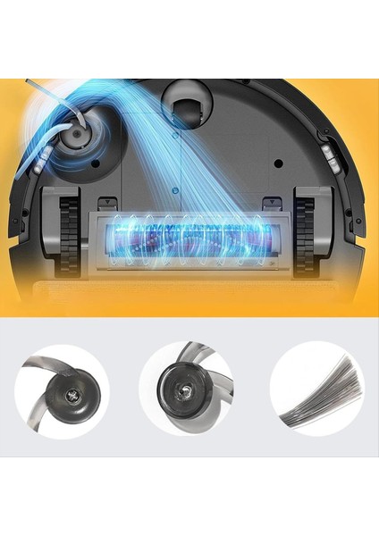 17 Pcs Yedek Parçalar Roborock Için Aksesuar Kiti Q7 M5/ Q7 M5+/ Q7 L5 Vakum Süpürge, Ana Fırça Paspaslı Yan Fırça (Yurt Dışından) modelleri