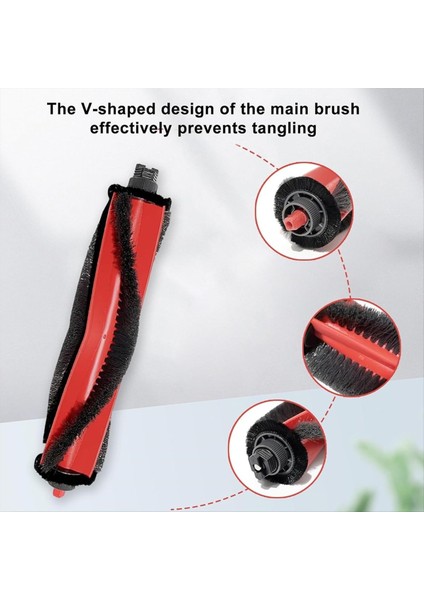 17 Pcs Yedek Parçalar Roborock Için Aksesuar Kiti Q7 M5/ Q7 M5+/ Q7 L5 Vakum Süpürge, Ana Fırça Paspaslı Yan Fırça (Yurt Dışından) fırsatları