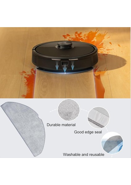 17 Pcs Yedek Parçalar Roborock Için Aksesuar Kiti Q7 M5/ Q7 M5+/ Q7 L5 Vakum Süpürge, Ana Fırça Paspaslı Yan Fırça (Yurt Dışından) indirimleri