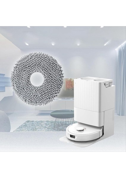 Roborock Qrevo Curv Sweeper Aksesuarları Robot Vakum Süpürge Mop Kumaş Parçaları Değiştirme (Yurt Dışından) modelleri