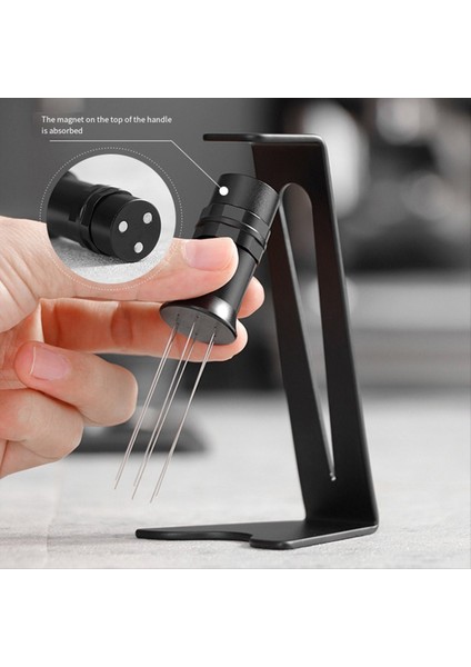 Espresso Needle Distribütörü - Kahve Için Manyetik Metal Karıştırıcı Aracı - Çalışma Yeri Için Siyah Kahve Distribütörü (Yurt Dışından) indirimleri