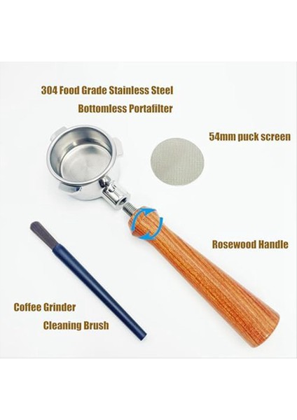 54MM Dipsiz Portafilter 3 Kulak Espresso Makinesi Portafilter Breville Barista Ergonomik Için Yedek Kol (Yurt Dışından) fiyatları