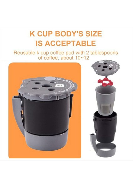 Kahve Filtresi Yeniden Kullanılabilir Model Yeniden Kullanılabilir Öğütme Kahve Filtresi Keurig K-Cups Kahve Makinesi Mutfak Aksesuarları (Yurt Dışından) modelleri