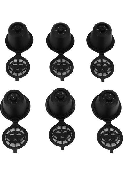 Kahve Kaşık Fırçası ile Nespresso Kahve Makineleri ile Uyumlu Yeniden Kullanılabilir Nespresso Kapsül Filtresi (24 Siyah) (Yurt Dışından) fiyatları