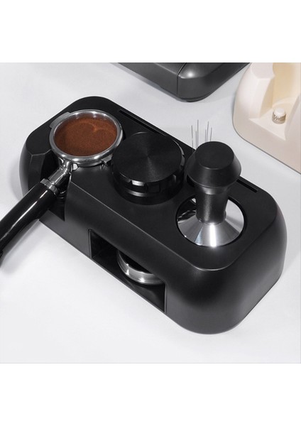 Espresso Tamping Istasyonu Espresso Kahve Organizatör Kutusu Depolama Için Uygun 51MM 58MM Espresso Kurcalama Distribütör Siyah (Yurt Dışından) modelleri