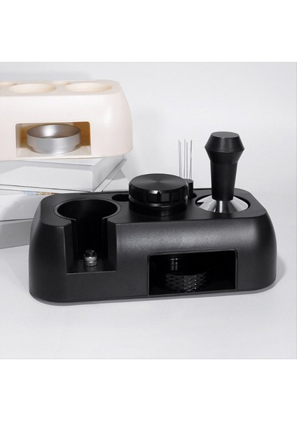 Espresso Tamping Istasyonu Espresso Kahve Organizatör Kutusu Depolama Için Uygun 51MM 58MM Espresso Kurcalama Distribütör Siyah (Yurt Dışından) fırsatları