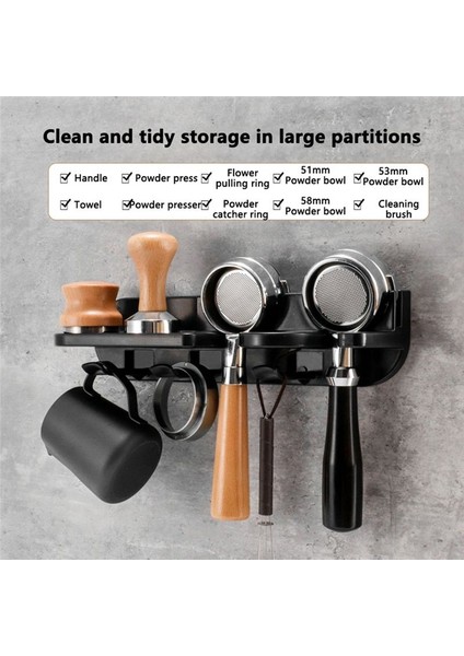 58MM Duvara Monte Kahve Depolama Rafı Yumruk Espresso Demleme Kolu Kahve Depolama Rafı Aksesuarları (Yurt Dışından) modelleri