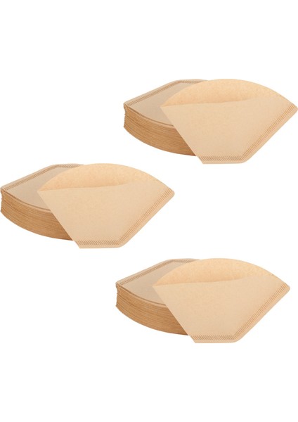 300PCS Kahve Filtreleri Tek Kullanımlık Koni Kağıt Filtresi Doğal Ağarsız Filtre 4-6 Sub Kahve Makineleri Üzerine Dökmek Için (Yurt Dışından)