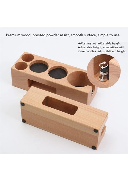 Espresso Kurcalama Tutucu Istasyonu 5 Delikli Olmayan Ahşap Espresso Kurcalama Mat Stander Kurcalama Istasyonu Ahşap Taban ile Ahşap Taban (Yurt Dışından) modelleri