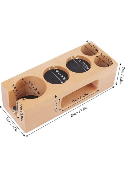 Espresso Kurcalama Tutucu Istasyonu 5 Delikli Olmayan Ahşap Espresso Kurcalama Mat Stander Kurcalama Istasyonu Ahşap Taban ile Ahşap Taban (Yurt Dışından) indirimleri