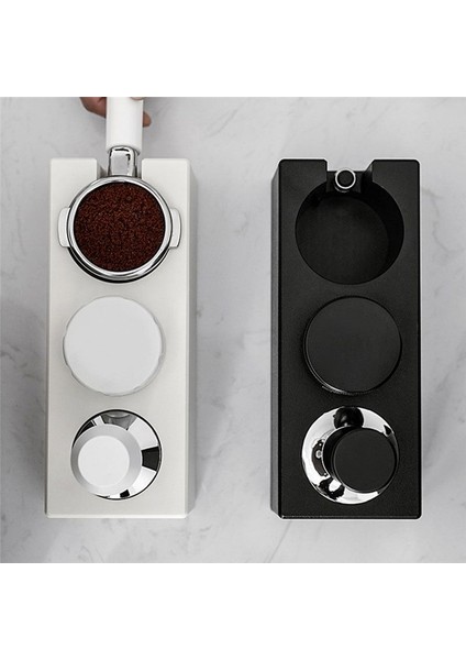 51MM-58MM Kahve Kurcalama Tutucu Filtre Stand Espresso Distribütör Mat Raf Kahve Makinesi Alet Aksesuarları Barista-Beyaz (Yurt Dışından) indirimleri