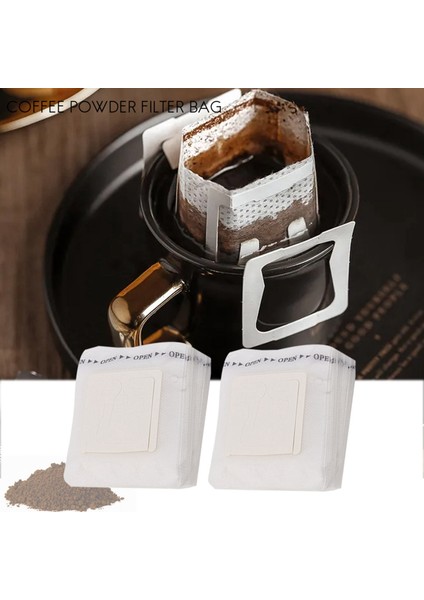 200 Pcs Taşınabilir Damla Kahve Toz Kağıdı Filtreleri Asılı Kulak Damlama Çanta Filtresi (Yurt Dışından) fırsatları