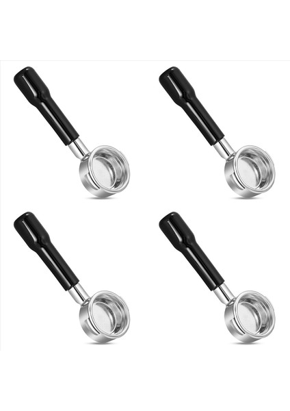 4pcs 58MM Dipsiz Portafilter 2 E61 Roket Faema Için Filtre Sepeti ile Ear Espresso Portafilter (Yurt Dışından)