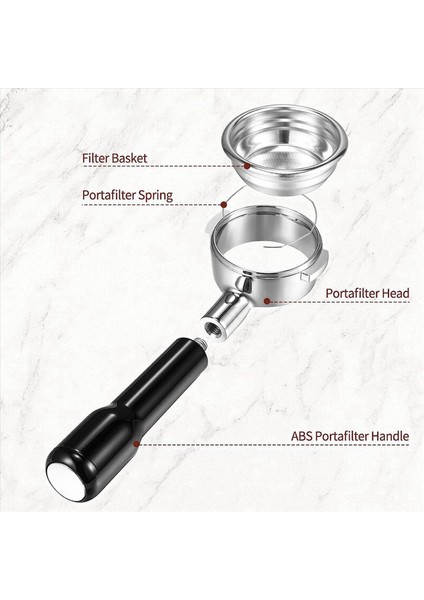 4pcs 58MM Dipsiz Portafilter 2 E61 Roket Faema Için Filtre Sepeti ile Ear Espresso Portafilter (Yurt Dışından) fiyatları