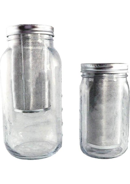 2x Kahve Filtesr Geniş Ağız Mason Kavanoz Paslanmaz Çelik Ultra Ince Çay Meyve Infuser Buz Kahve Makinesi (Yurt Dışından) modelleri