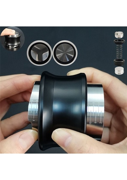 Kurcalama 51MM Çift 2 Aralıklı Distribütör Ölçekli Kahve Aletine Sahip Ayarlanabilir Düz Yaylı Harmpers (Yurt Dışından) fiyatları