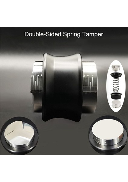 Kurcalama 51MM Çift 2 Aralıklı Distribütör Ölçekli Kahve Aletine Sahip Ayarlanabilir Düz Yaylı Harmpers (Yurt Dışından) modelleri