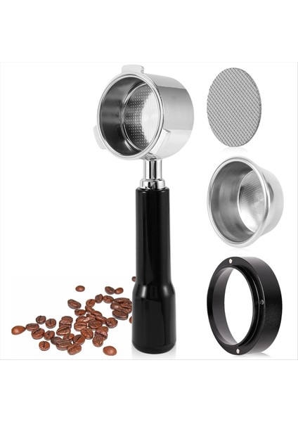 54MM Dipsiz Portafilter - Dozlama Hunisi ile Tam Set Diski Ekranı Breville Için Sepet 54MM Espresso Makineleri (Yurt Dışından)