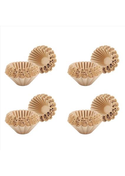 400 Pcs 1-4 Sub Sepet Kahve Filtreleri Sepet Filtreleri Tek Tesis Edilebilir Kağıt Kahve Filtreleri Ev Ofisi Için Kahverengi Kullanın (Yurt Dışından)