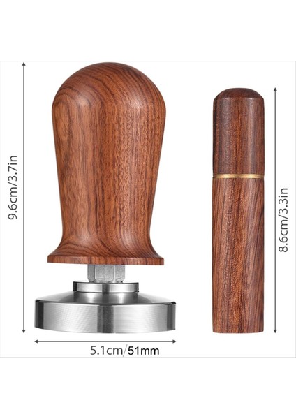 Espresso Makine Aksesuarları Için Ahşap Saplı Pres ve Wdt Aracı ile 51MM Espresso Kurcalama ve Karıştırıcı Seti (Yurt Dışından) fiyatları