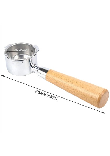 4pcs 51MM Delonghi EC680 / EC685 Için 51MM Kahve Dipsiz Filtre Filtre Sepeti ile Çıkarılabilir Dipsiz Filtre Tutucu (Yurt Dışından) fiyatları