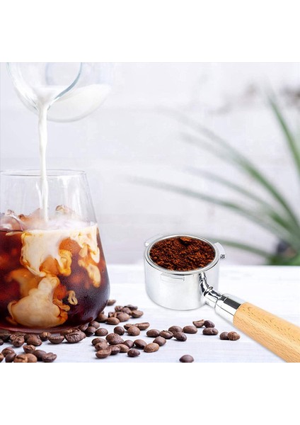 4pcs 51MM Delonghi EC680 / EC685 Için 51MM Kahve Dipsiz Filtre Filtre Sepeti ile Çıkarılabilir Dipsiz Filtre Tutucu (Yurt Dışından) modelleri