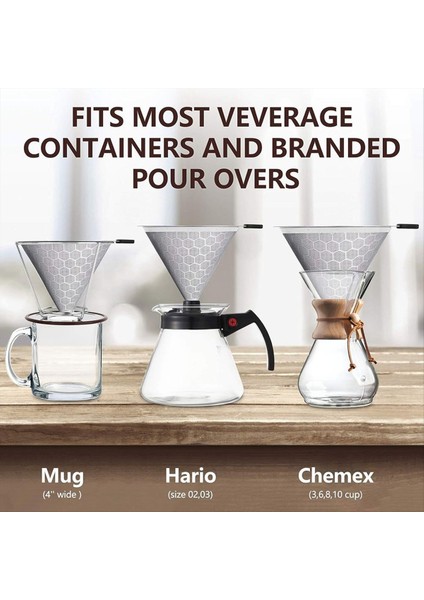 Kahve Damlası Paslanmaz Çelik Filtrenin Üzerine Dökün Temizlenmesi Kolay Kağıtsız Kahve Makinesine Dökün Yeniden Kullanılabilir Filtre (Yurt Dışından) fırsatları