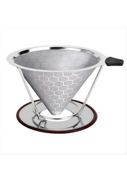 Kahve Damlası Paslanmaz Çelik Filtrenin Üzerine Dökün Temizlenmesi Kolay Kağıtsız Kahve Makinesine Dökün Yeniden Kullanılabilir Filtre (Yurt Dışından) indirimleri