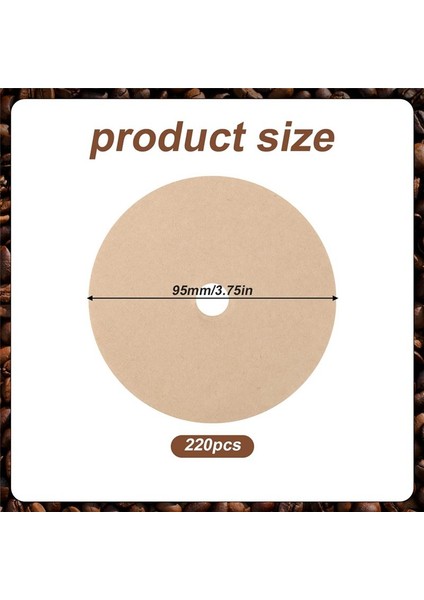 800PCS Yuvarlak Kahve Filtreleri 3 75 Inç Kahve Filtreleri Kağıt Ağarsız Disk Kahve Filtreleri Espresso Kahve Filtresi (Yurt Dışından) fiyatları