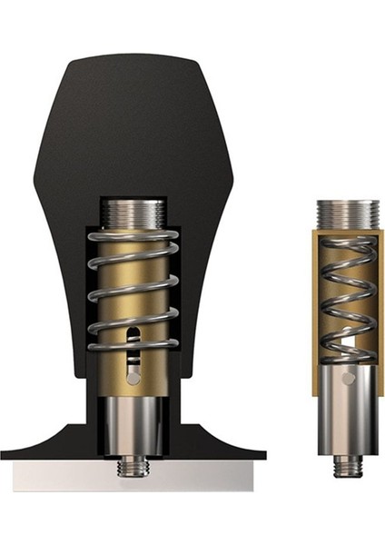 Denge Sabit Kuvvet Paslanmaz Çelik Kahve Kurcalama Streç Tutamağı Dişli Toz Çekiç Kahve Aracı 58MM (Yurt Dışından) fırsatları